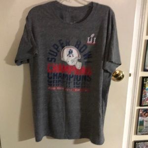 New England Patriots NFL Pro Line Ll Super Bowl Falcons Old School Tee Shirt XL